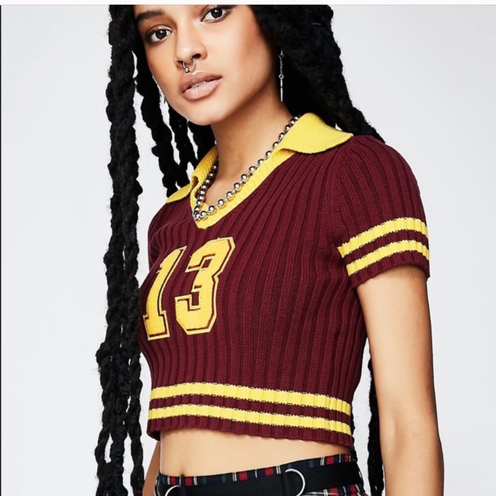 Puma Fenty by Rhianna varsity sweater crop top NWT